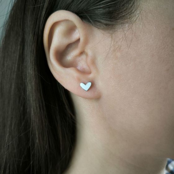 Серебряные серьги с емаллю Серебряные серьги с емаллю