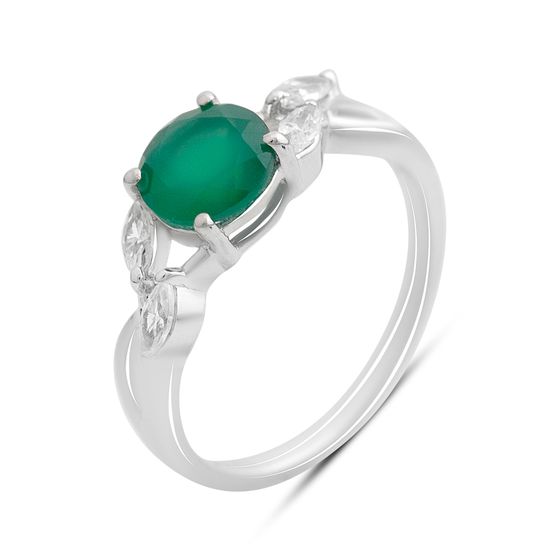 Серебряное кольцо с агатом 1.6ct