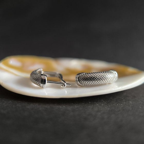 Серебряные серьги без камней