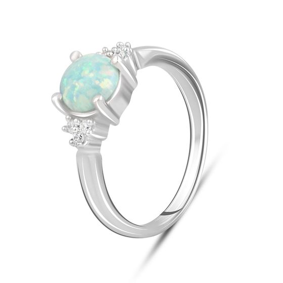 Серебряное кольцо с опалом 0.694ct