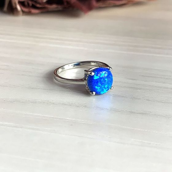 Серебряное кольцо с опалом 1.158ct