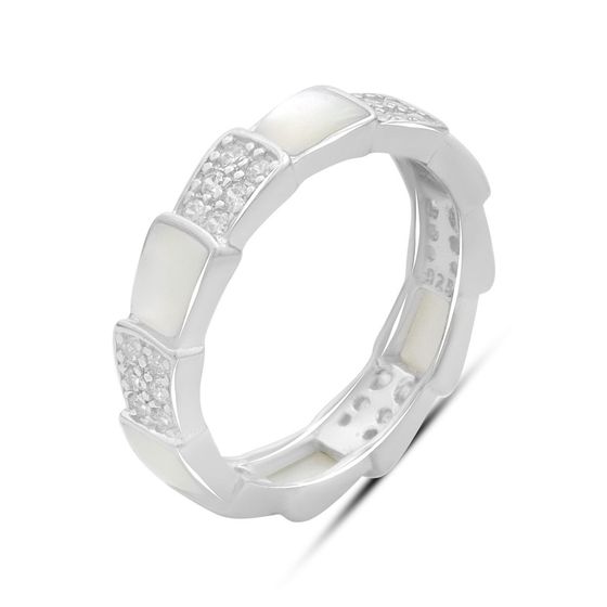 Серебряное кольцо с перламутром