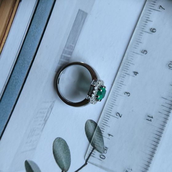 Серебряное кольцо с агатом 1.638ct