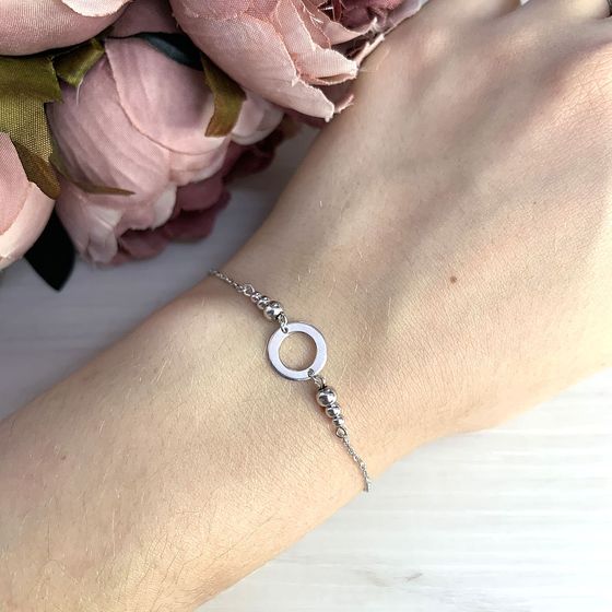 Серебряный браслет без камней