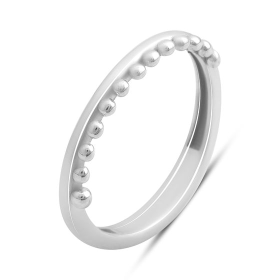 Серебряное кольцо без камней