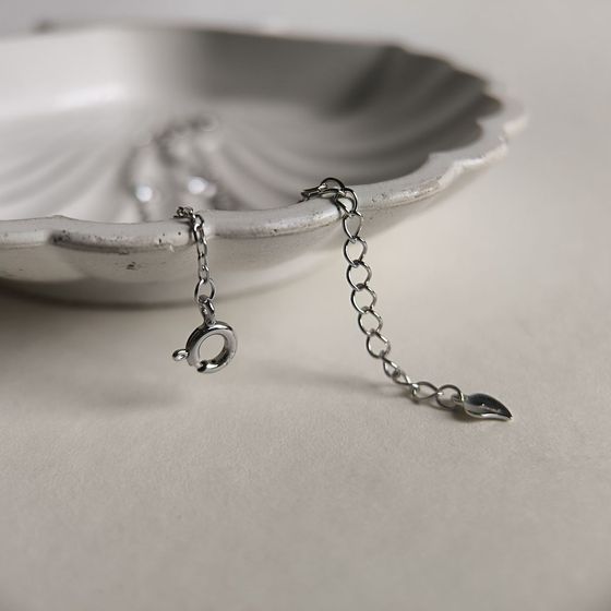 Серебряный браслет с фианитами