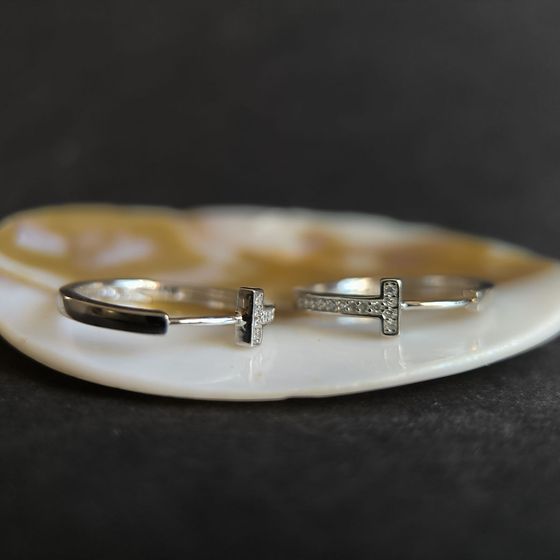 Серебряные серьги с фианитами