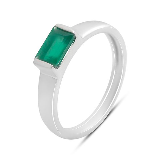 Серебряное кольцо с агатом 0.51ct