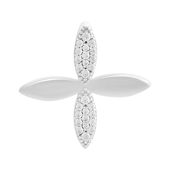 Серебряная подвеска с фианитами 0.26ct