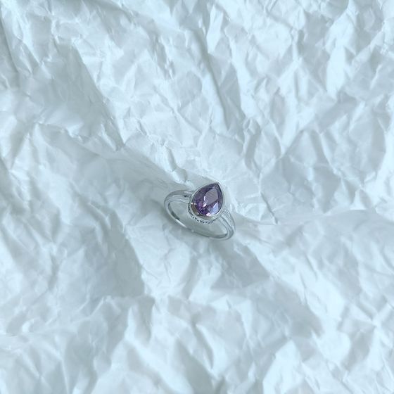 Серебряное кольцо с аметистом 1.7ct