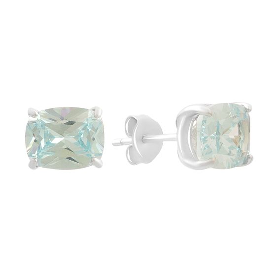 Серебряные серьги с топазом