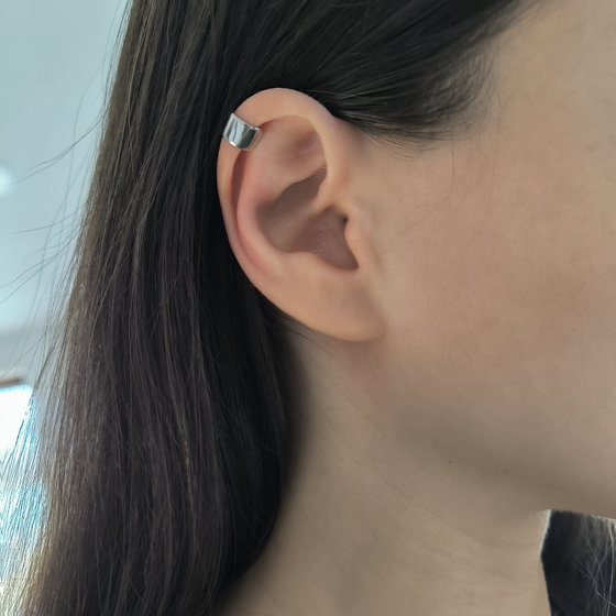 Серебряные серьги без камней