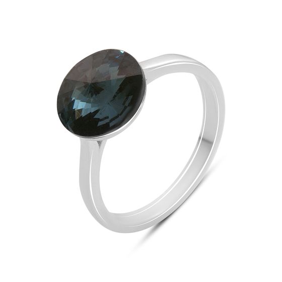 Серебряное кольцо с фианитами