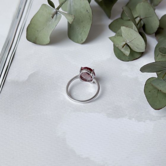 Серебряное кольцо с султанитом 4.525ct