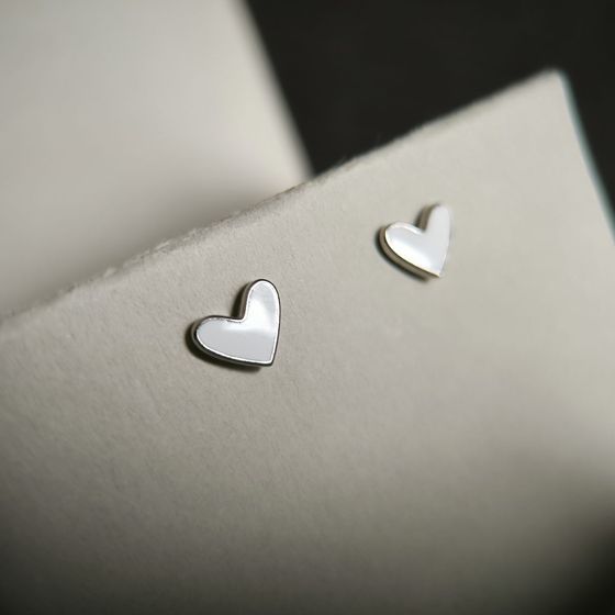 Серебряные серьги с емаллю