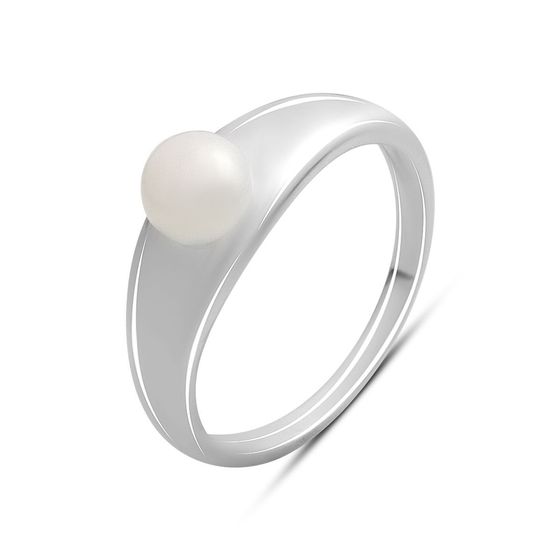 Серебряное кольцо с жемчугом