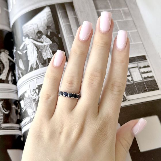 Серебряное кольцо с сапфиром 1.75ct