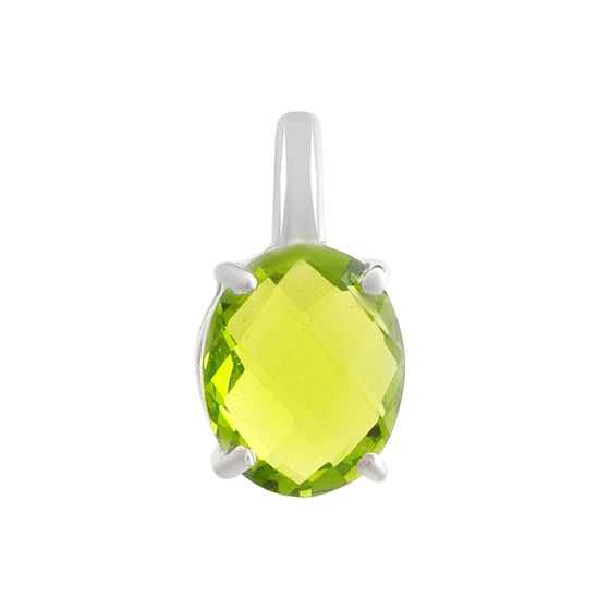 Серебряная подвеска с хризолітом 2.338ct