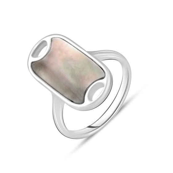 Серебряное кольцо с перламутром 1.525ct
