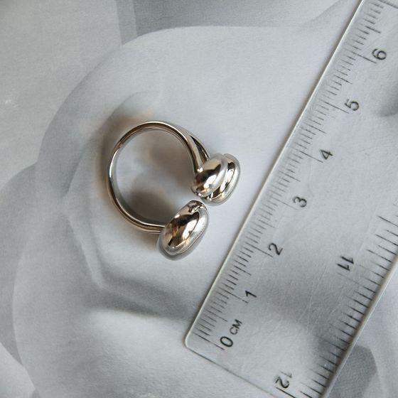 Серебряное кольцо без камней