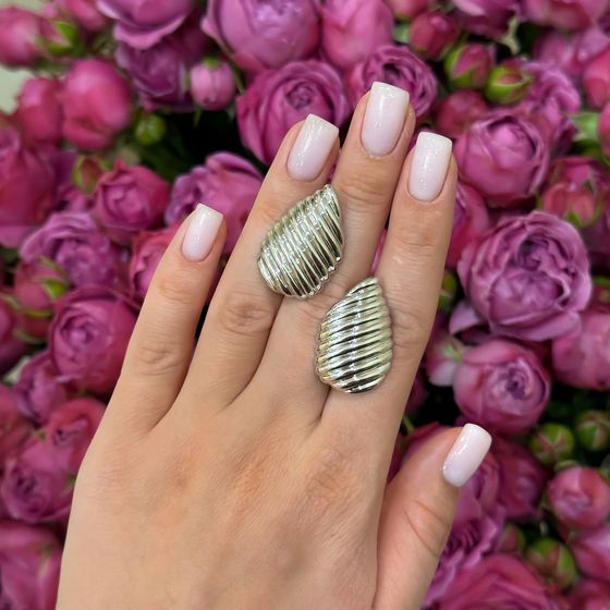 Серебряные серьги без камней