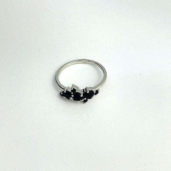 Серебряное кольцо с сапфиром 1.162ct