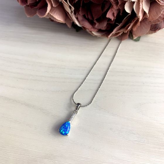 Серебряная подвеска с опалом 0.96ct
