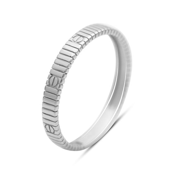 Серебряное кольцо без камней