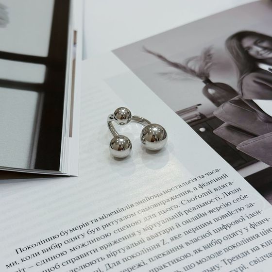 Серебряное кольцо без камней