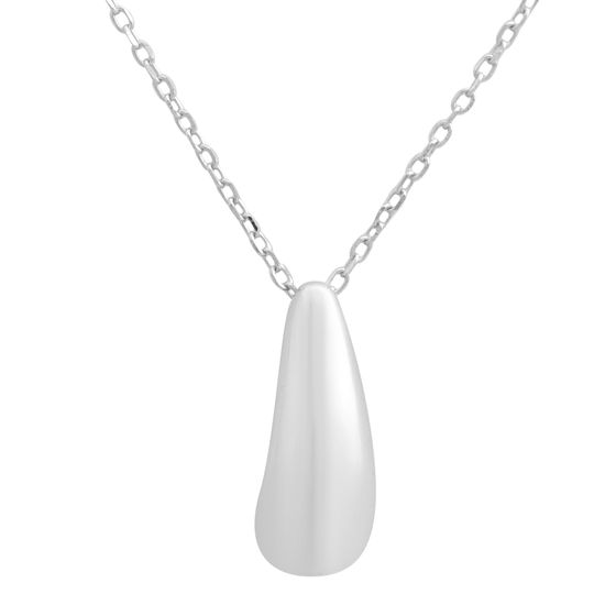 Серебряное колье без камней