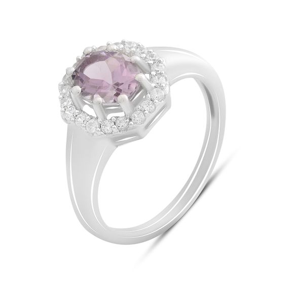 Серебряное кольцо с аметистом 1.53ct