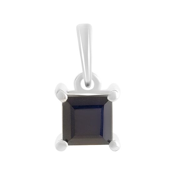 Серебряная подвеска с сапфиром 0.772ct