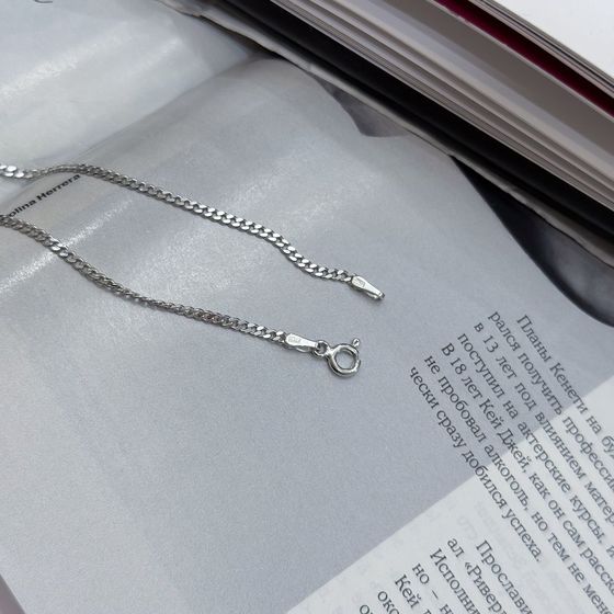 Серебряная цепочка без камней Серебряная цепочка без камней