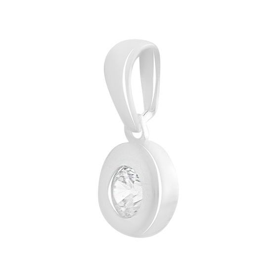 Золотая подвеска с фианитами 0.4ct