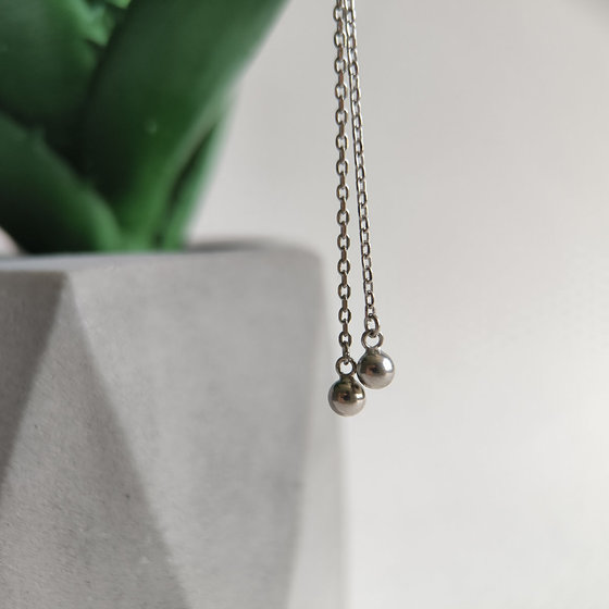 Серебряное колье с жемчугом