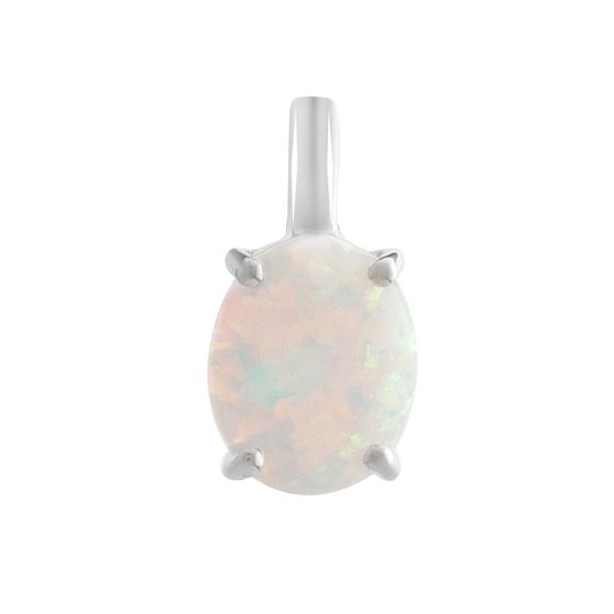 Серебряная подвеска с опалом 0.925ct
