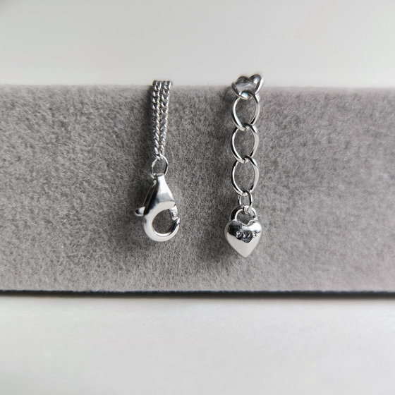 Серебряный браслет с фианитами