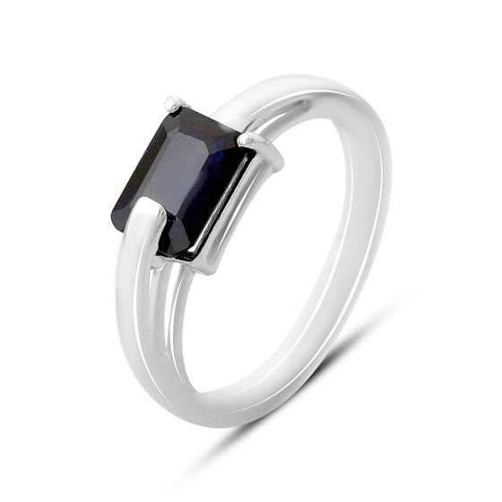 Серебряное кольцо с сапфиром 1.69ct