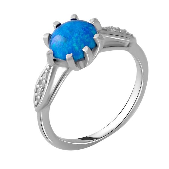 Серебряное кольцо с опалом 0.896ct