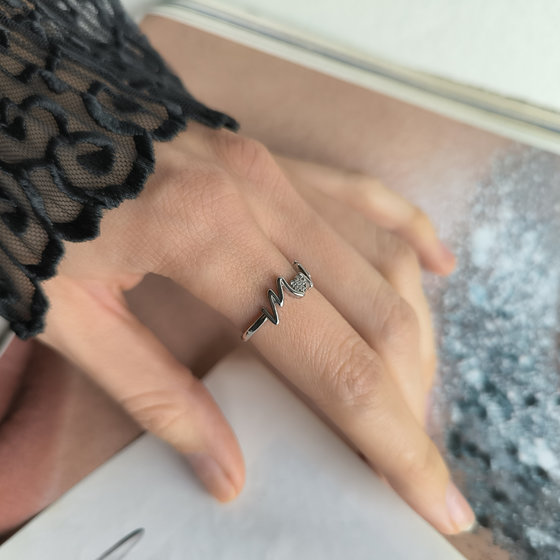 Серебряное кольцо с фианитами