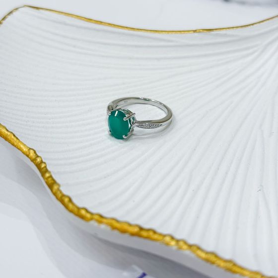 Серебряное кольцо с агатом 2.323ct