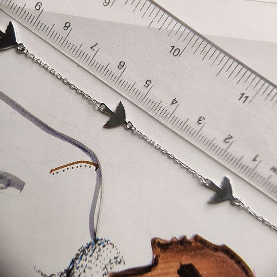 Серебряный браслет без камней