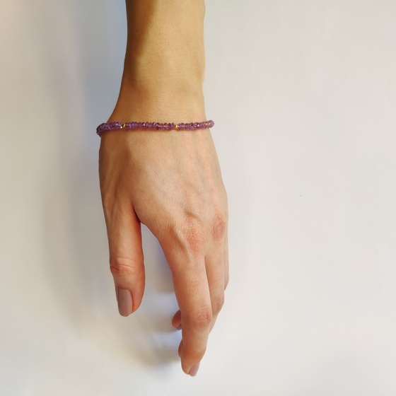 Серебряный браслет с аметистом 21.269ct Серебряный браслет с аметистом 21.269ct