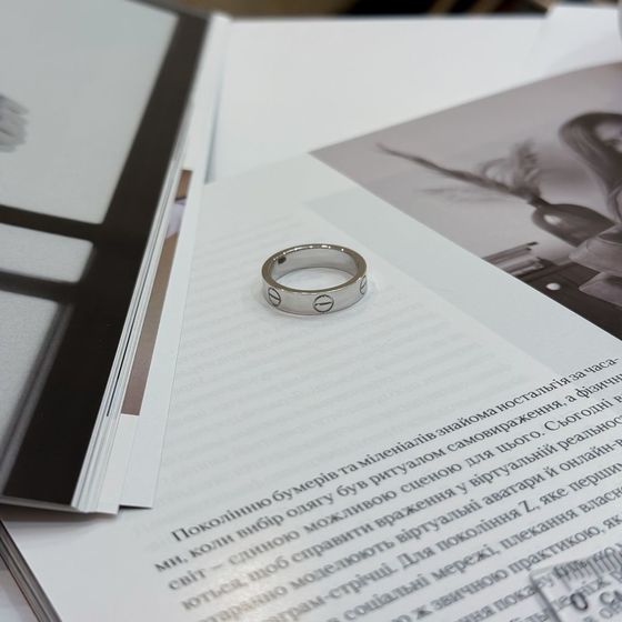 Серебряное кольцо без камней