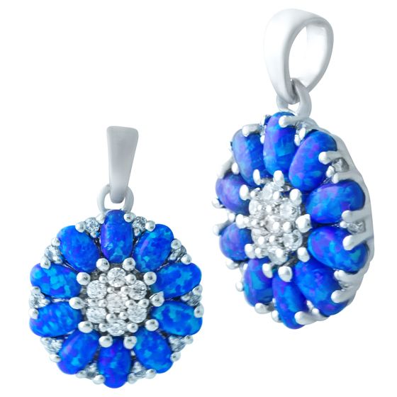 Серебряная подвеска с опалом 1.533ct