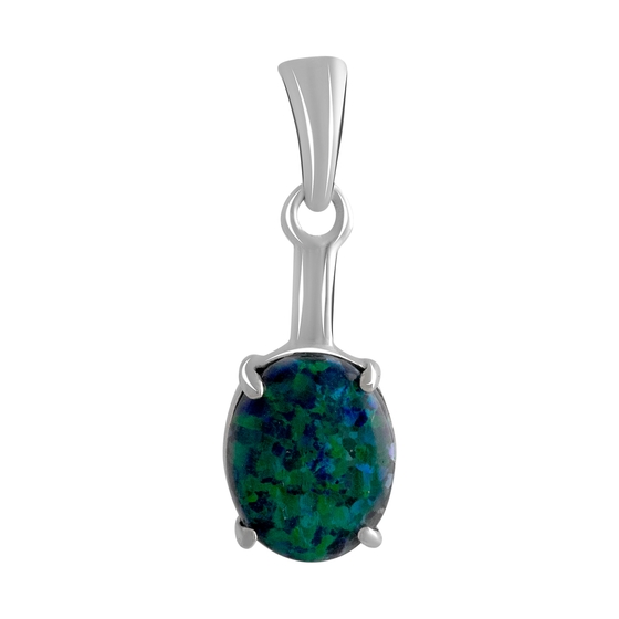 Серебряная подвеска с опалом 0.925ct