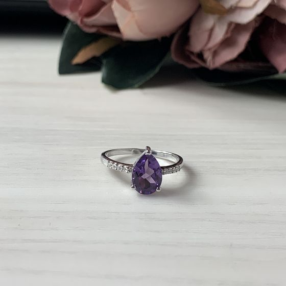 Серебряное кольцо с александритом 2.462ct
