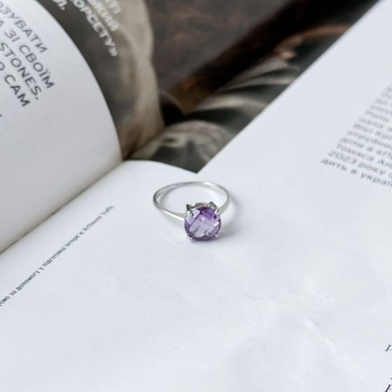 Серебряное кольцо с александритом 3.668ct
