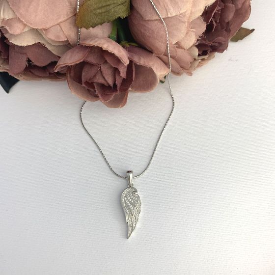 Серебряная подвеска с фианитами