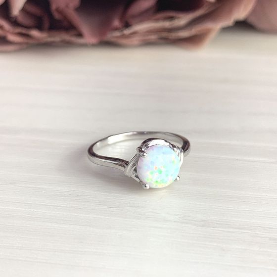 Серебряное кольцо с опалом 0.69ct